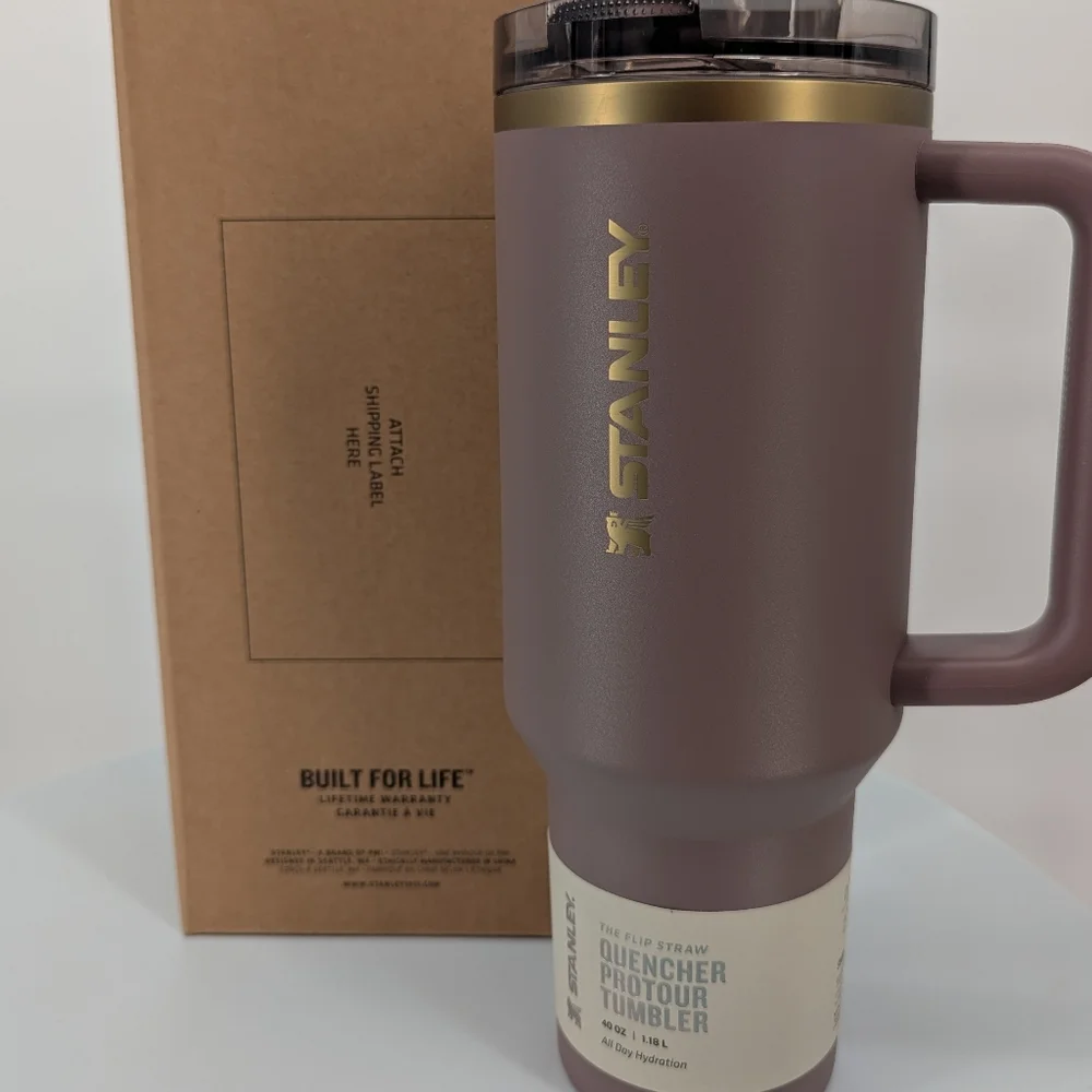 New STANLEY Quencher H2.0 Protour Tumbler cup 40 OZ Cashmere 🍂🍁 Fall 2025 - Picture 3 of 9